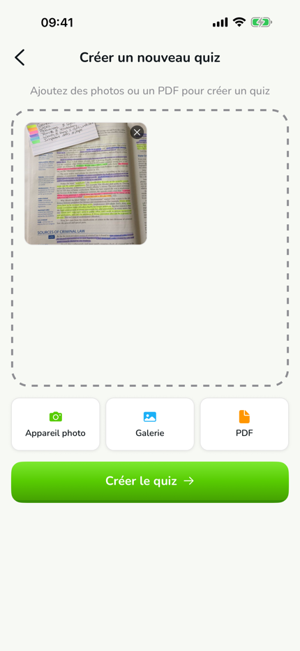 Créez des Quiz Instantanément